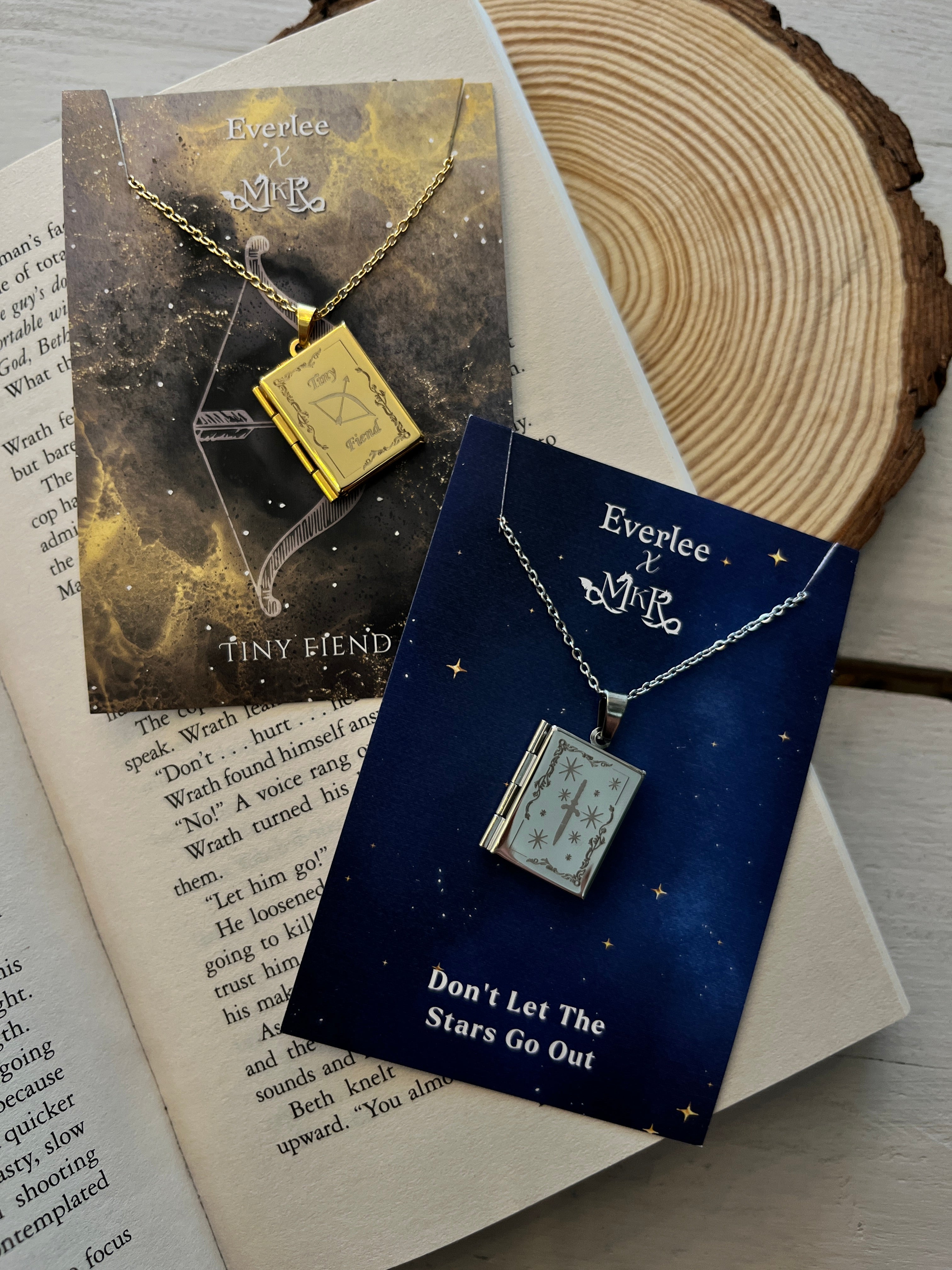Tortured Souls Book Locket - Stainless Steel