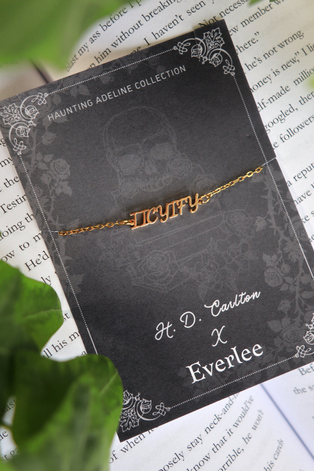 Haunting Adeline IICYIFY Stainless Steel Name Bracelet, Officially Licensed H.D. Carlton Collection