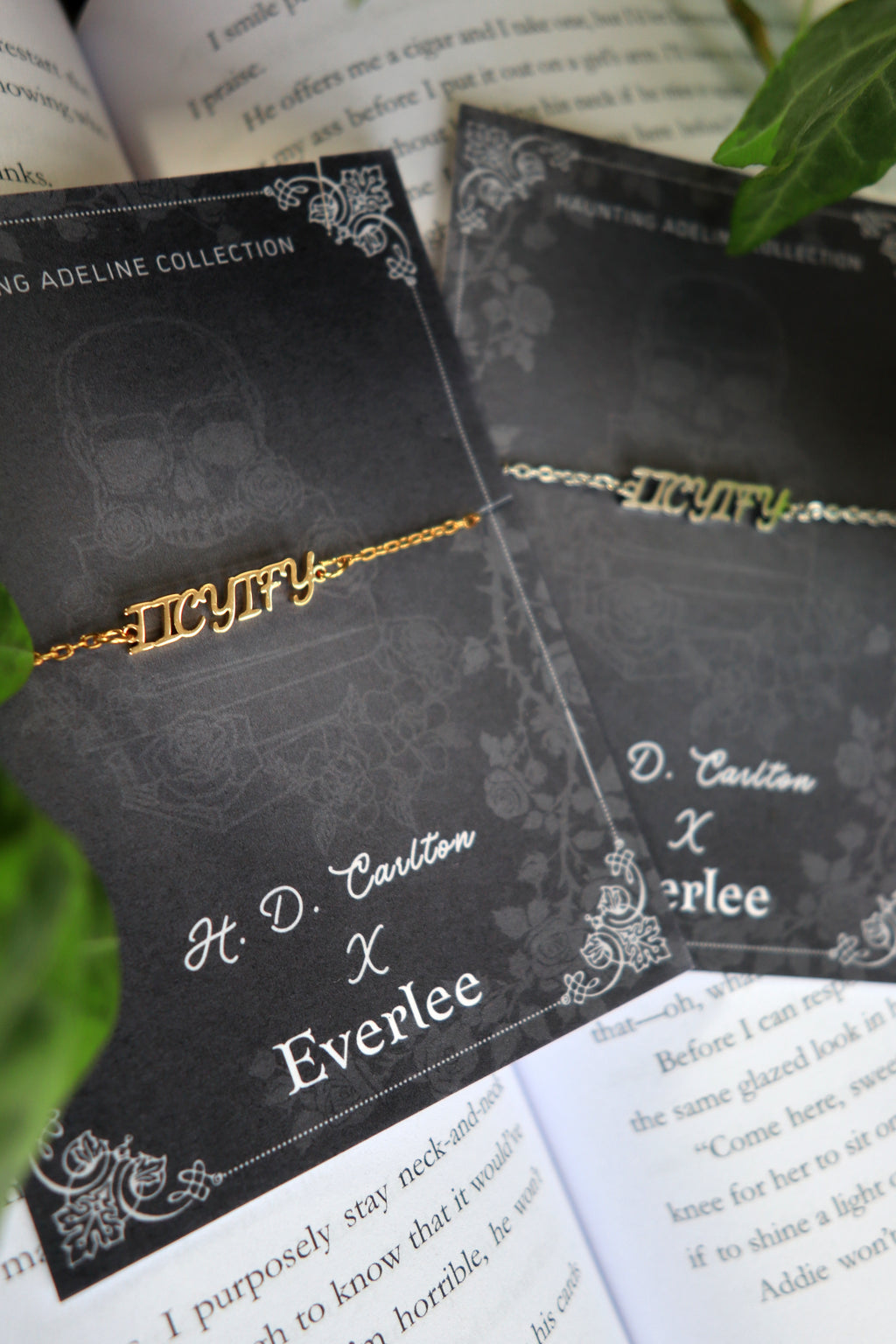 Haunting Adeline IICYIFY Stainless Steel Name Bracelet, Officially Licensed H.D. Carlton Collection