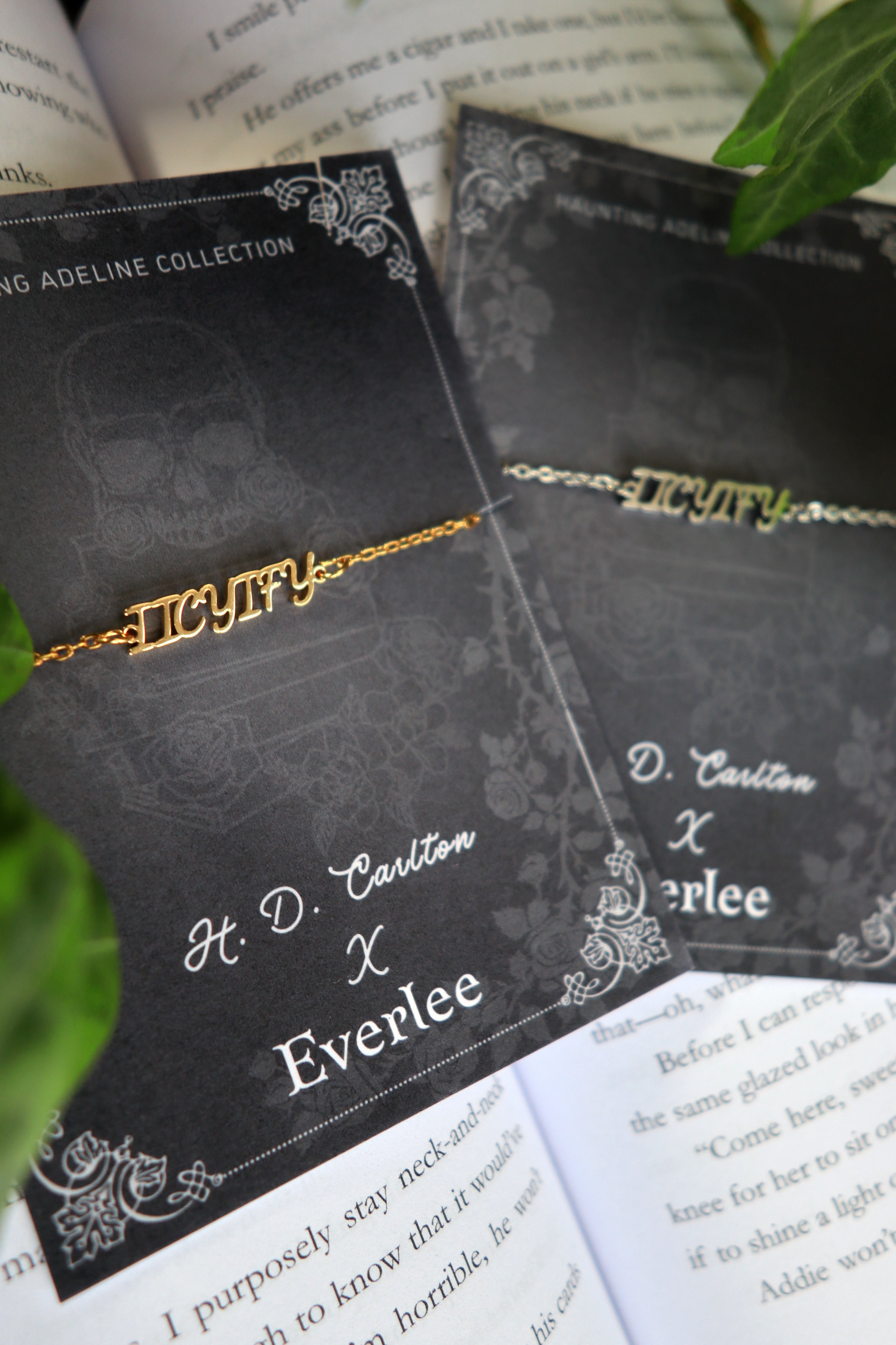 Haunting Adeline IICYIFY Stainless Steel Name Bracelet, Officially Licensed H.D. Carlton Collection