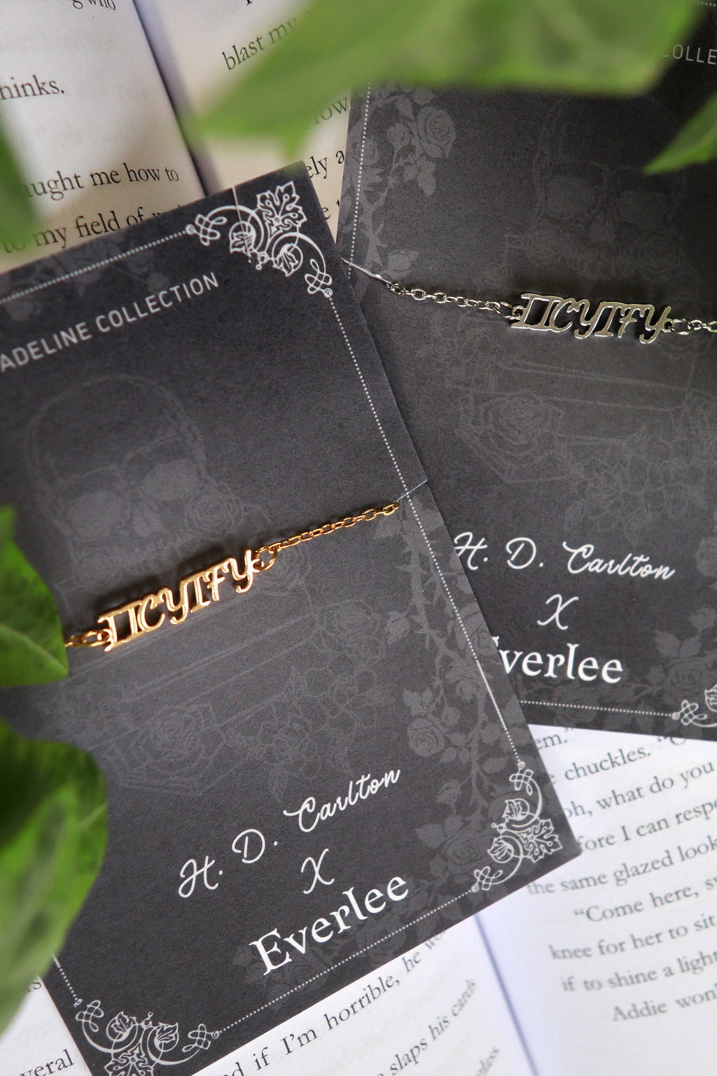 Haunting Adeline IICYIFY Stainless Steel Name Bracelet, Officially Licensed H.D. Carlton Collection