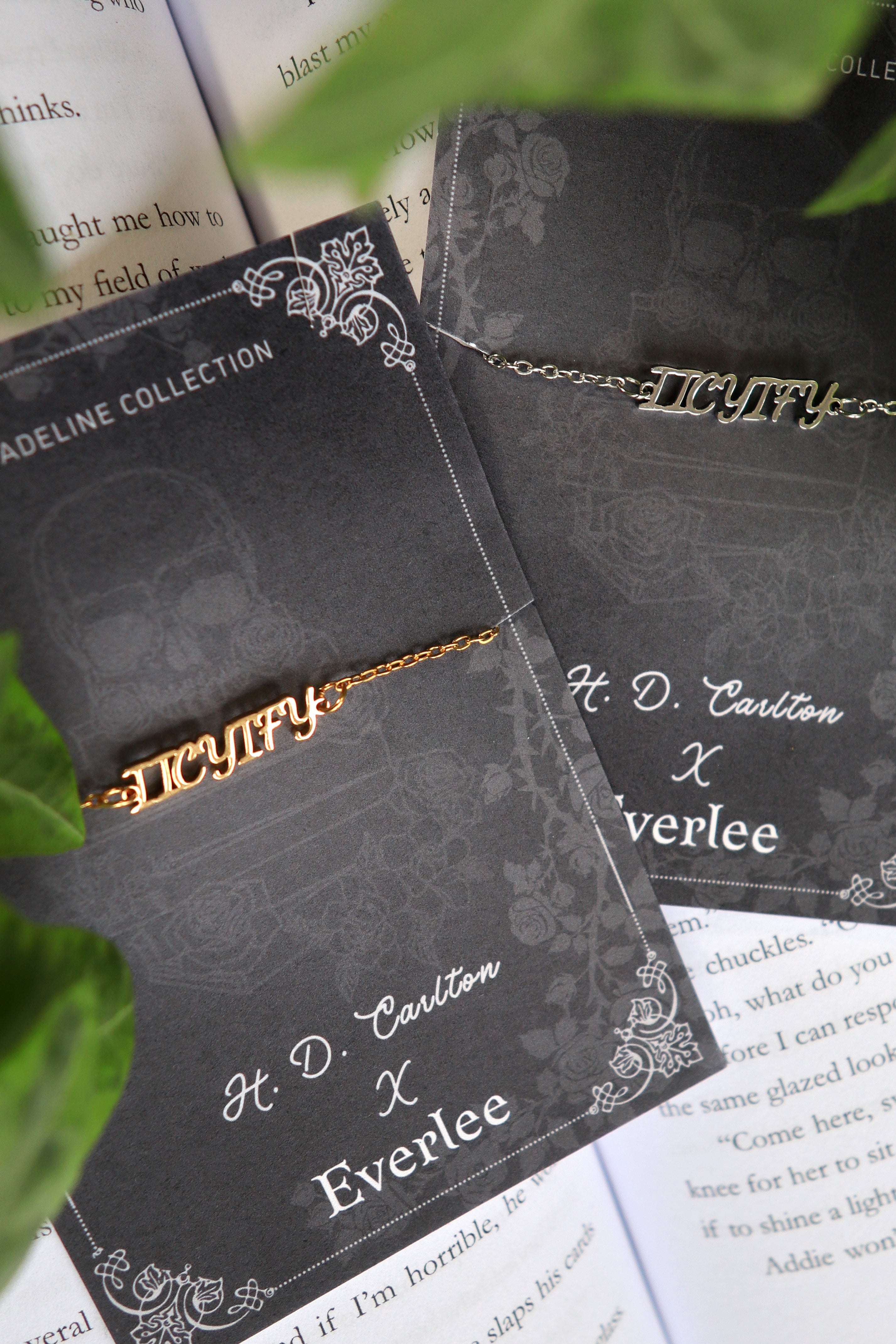 Haunting Adeline IICYIFY Stainless Steel Name Bracelet, Officially Licensed H.D. Carlton Collection