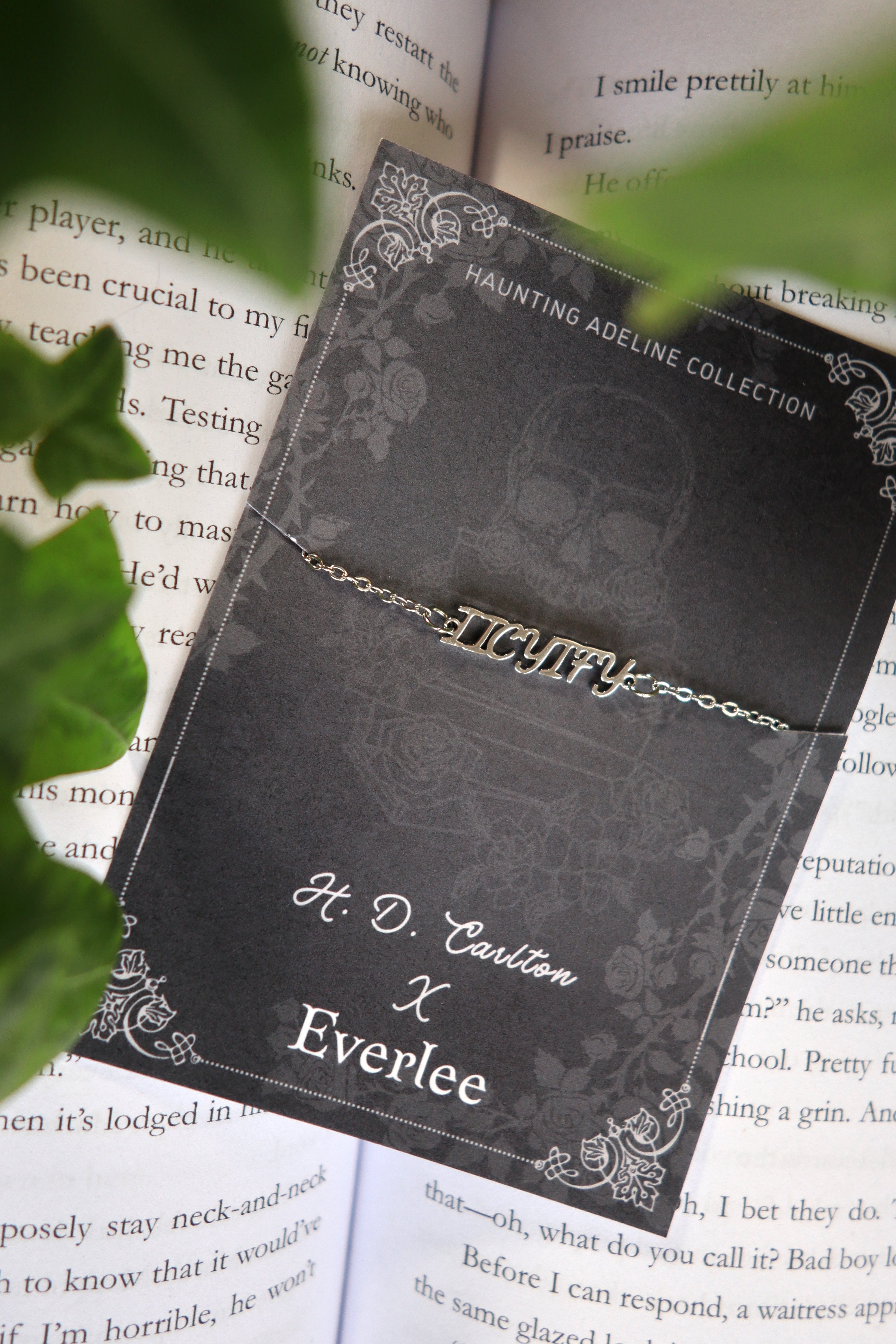 Haunting Adeline IICYIFY Stainless Steel Name Bracelet, Officially Licensed H.D. Carlton Collection