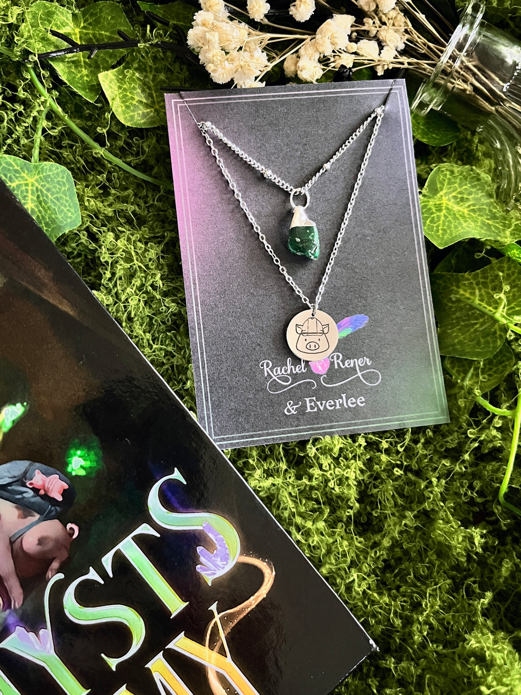 Amethysts & Alchemy Book + Topie Necklace Bundle