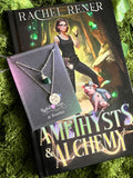 Amethysts & Alchemy Book + Topie Necklace Bundle