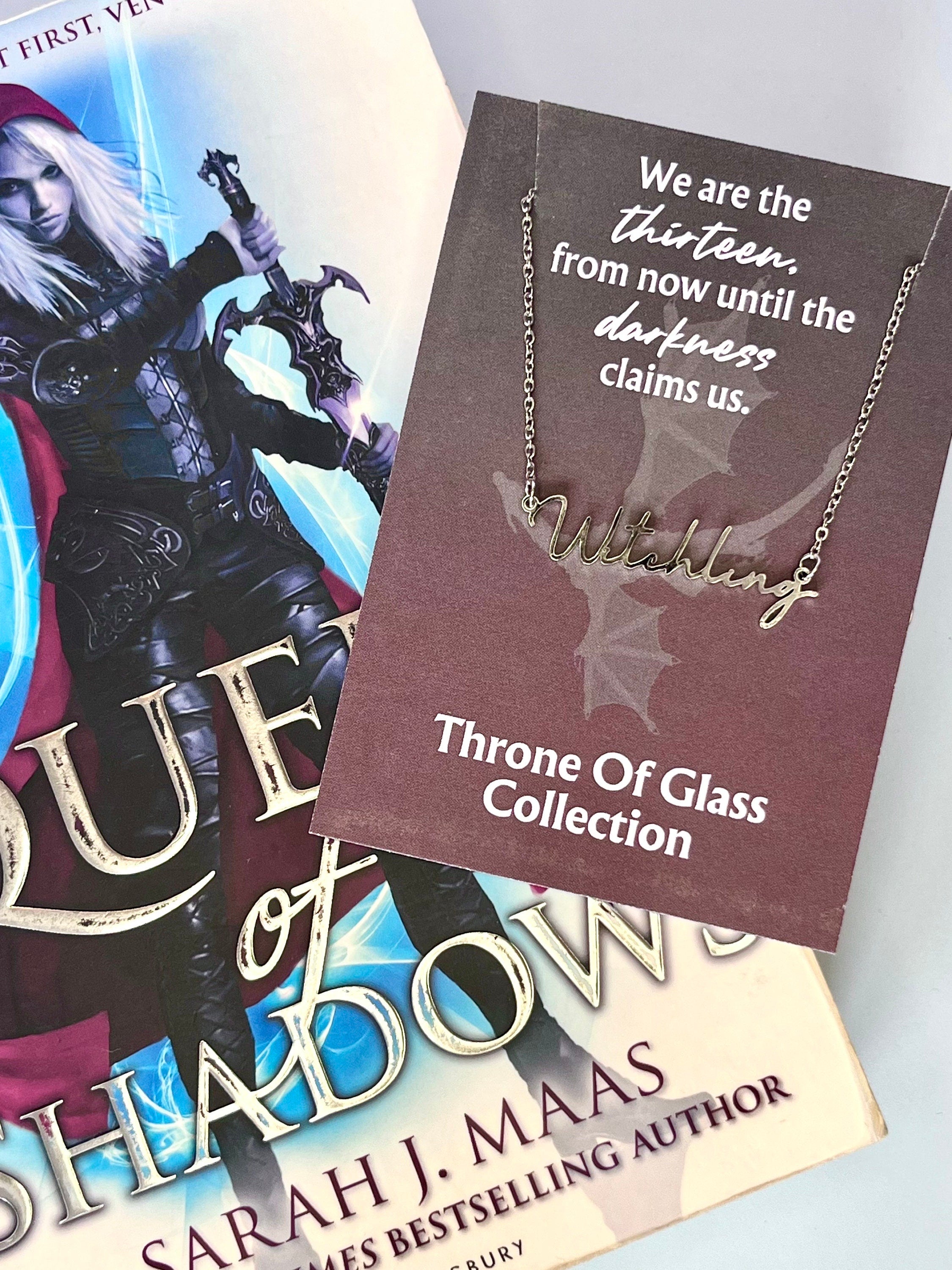 Officially Licenced Witchling Stainless Steel Necklace, Throne of Glass Merch, Manon Blackbeak The Thirteenth Bookish Gifts, Silver Gold