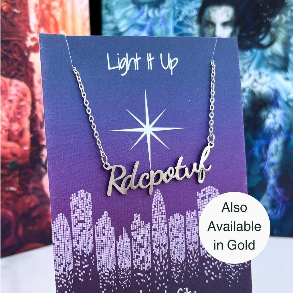 Officially Licenced Crescent City Ruhn Danaan Necklace, RDCPOTVF, Sarah J Maas, Fantasy Books, Bookish merch, booktok Viral, Bookish Gifts