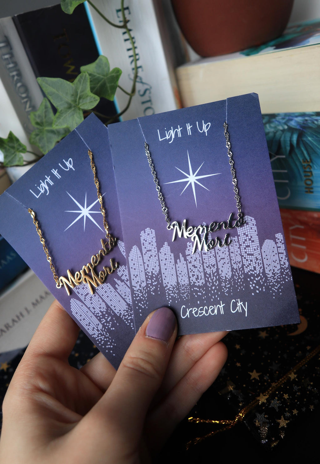 Crescent City Memento Mori Necklace: Officially Licensed Bookish Merch