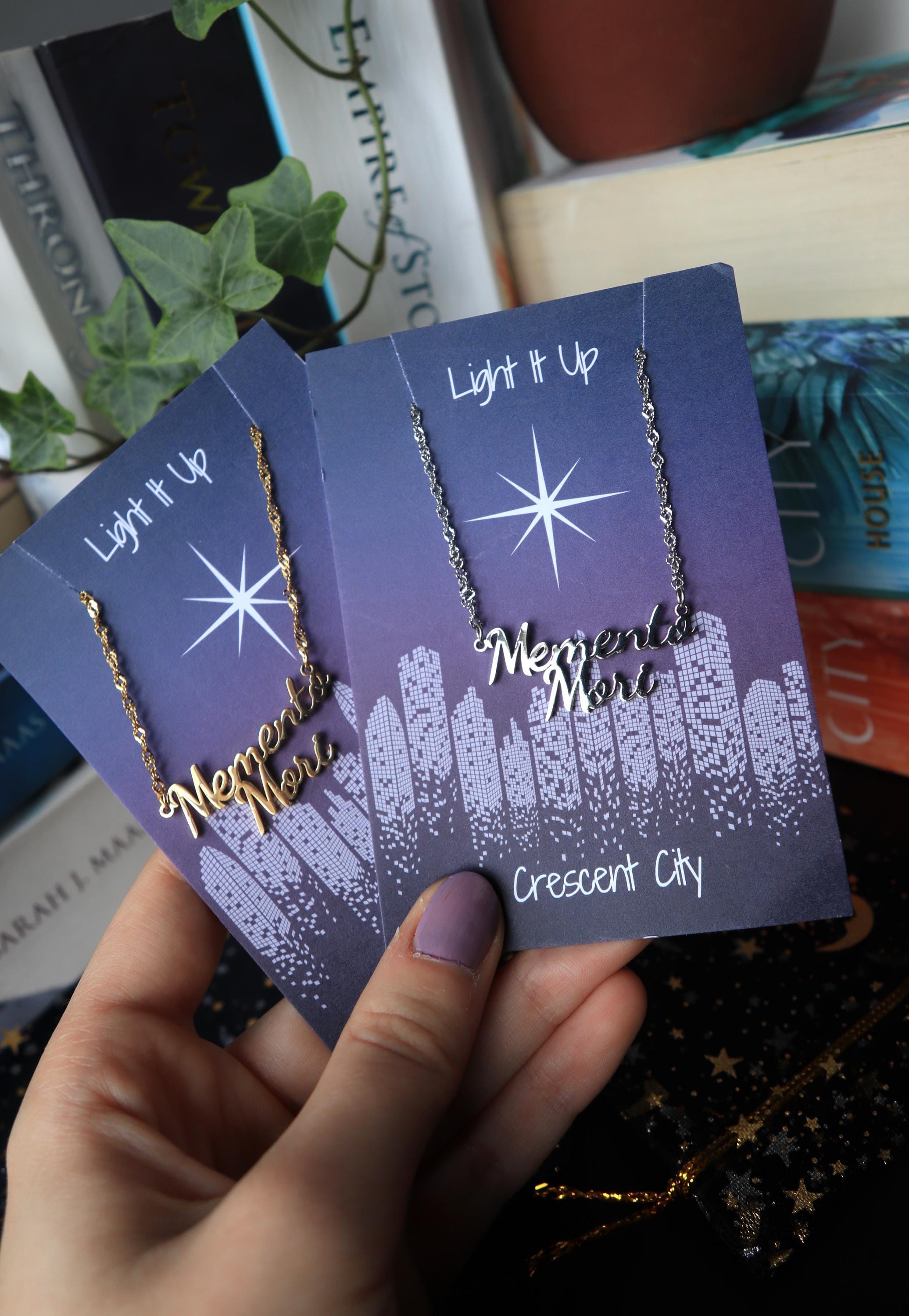 Crescent City Memento Mori Necklace: Officially Licensed Bookish Merch