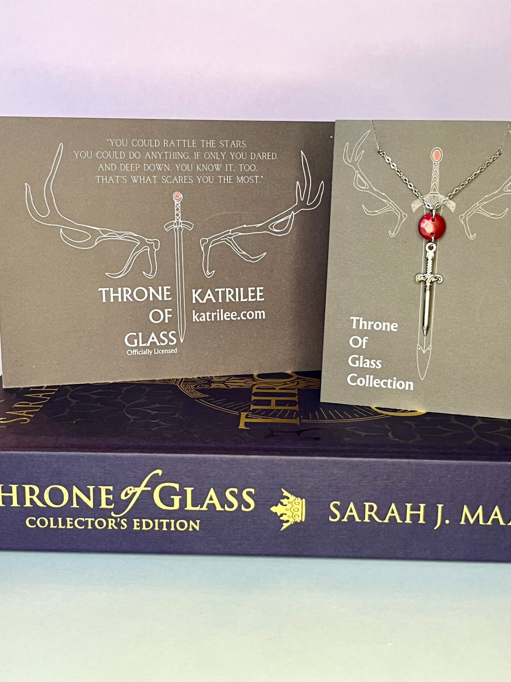 Officially Licenced Goldryn Sword Stainless Steel Necklace, Throne of Glass Merch, Aelin Galathynius, Fantasy Pendant, Silver, Bookish Gift