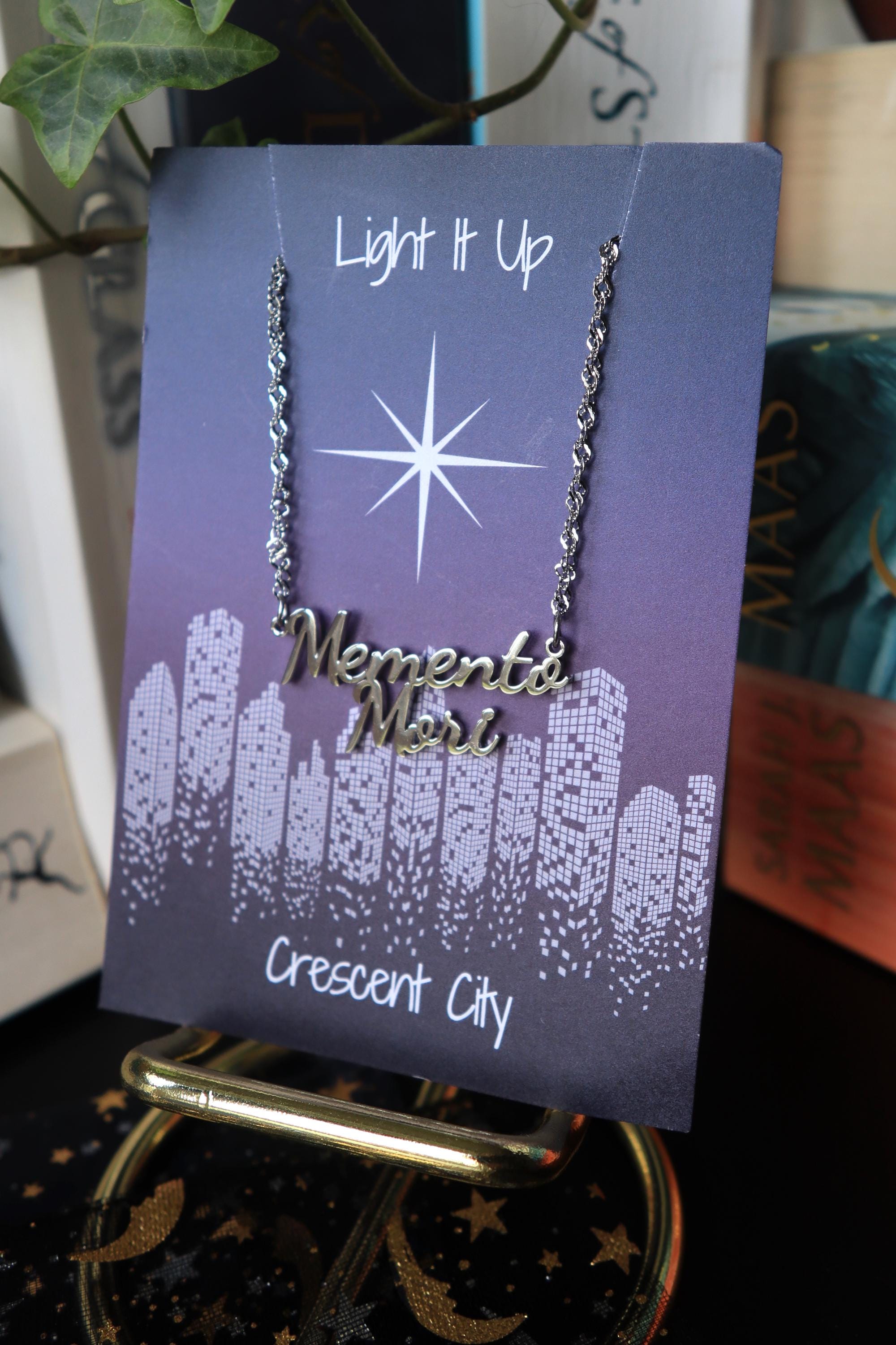 Crescent City Memento Mori Necklace: Officially Licensed Bookish Merch