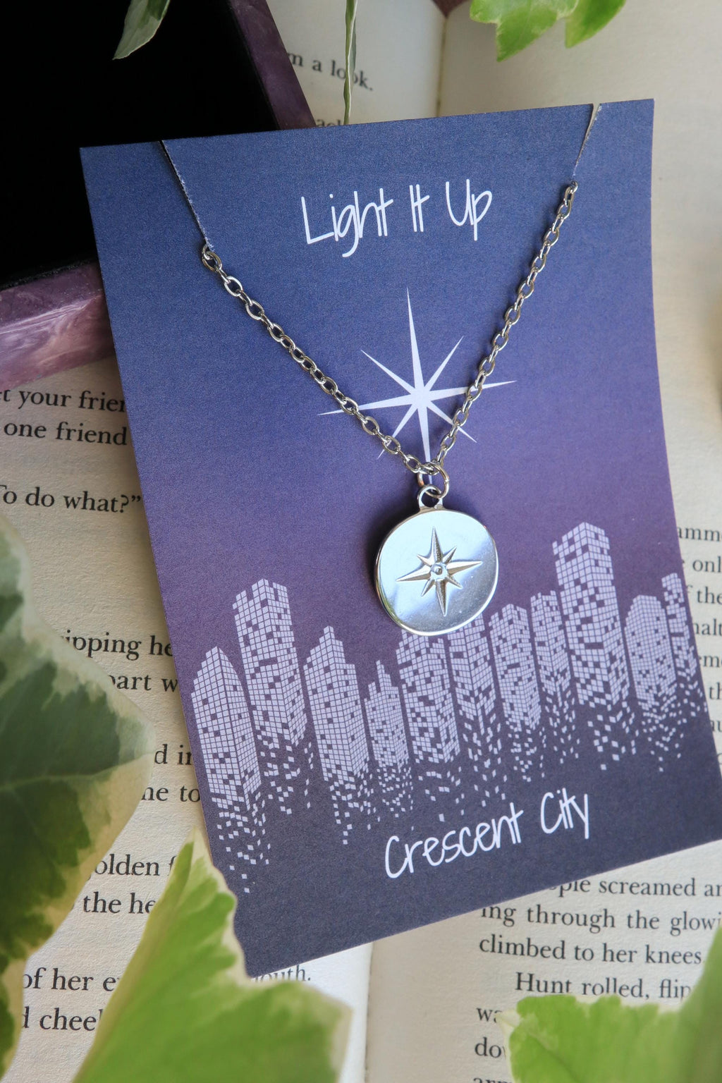Officially Licenced Crescent City Starborn Coin Necklace, Bryce Quinlan, Gold and Silver, Fantasy Books, Bookish merch, Reader Gift