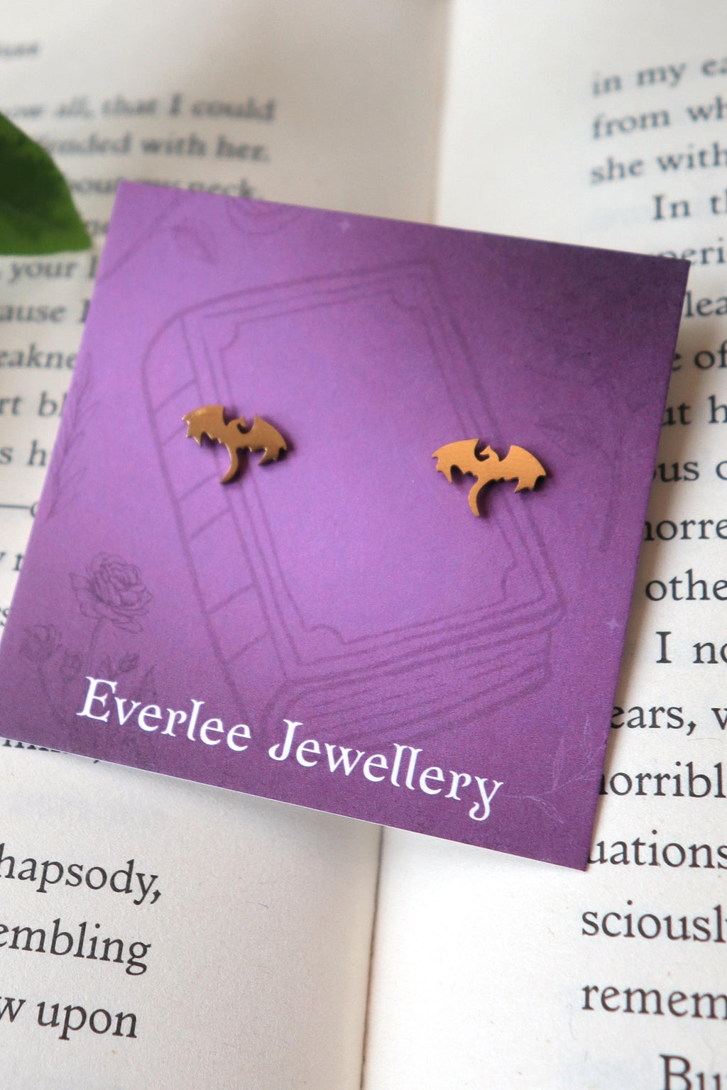 Dragon Stud Earrings, Gold and Silver Hypoallergenic Stainless Steel