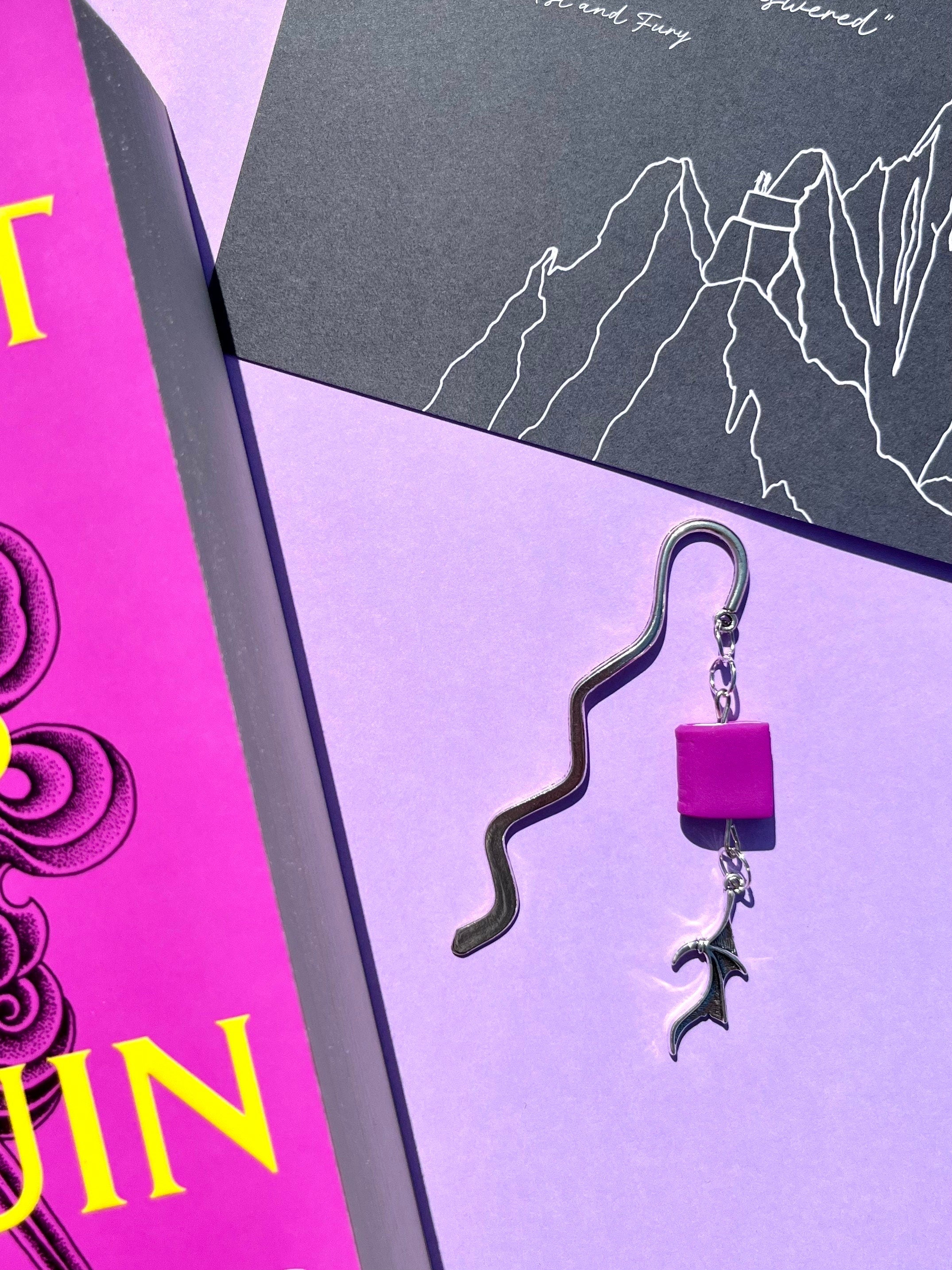 Officially Licenced ACOTAR Bookmarks, A court of Thorns and Roses Merch, Book Series, Bookish Gifts, Wings and Ruin, Polymer Clay, Bat Boys