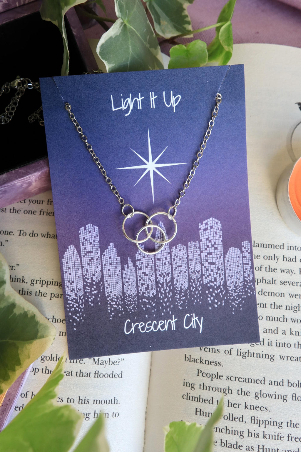 Officially Licenced Crescent City Archesian Amulet Necklace, Bryce Quinlan, Gold and Silver, Fantasy Books, Bookish merch, Reader Gift