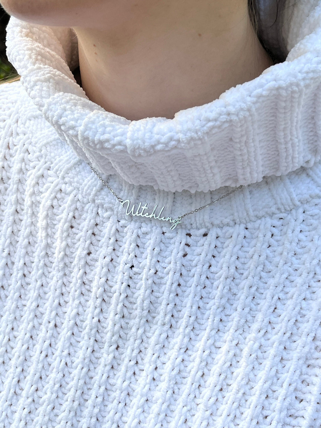 Officially Licenced Witchling Stainless Steel Necklace, Throne of Glass Merch, Manon Blackbeak The Thirteenth Bookish Gifts, Silver Gold